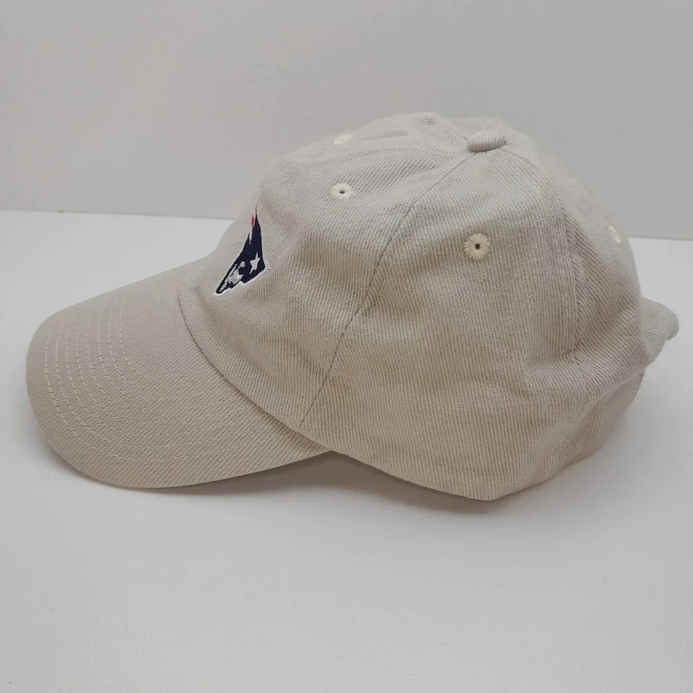 Vintage New England Patriots‎ NFL Adjustable Strapback Hat Cap Gray Team Apparel
